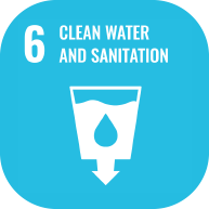 ONU icona acque pulite e sanificate