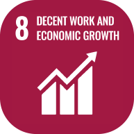 ONU icona lavoro dignitoso e crescita economica